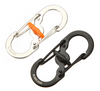 Backpack Anti-theft Hanging Keychain Outdoor Camping Equipment Stainless Steel 8-Shape Buckle Snap Clip Climbing Carabiner